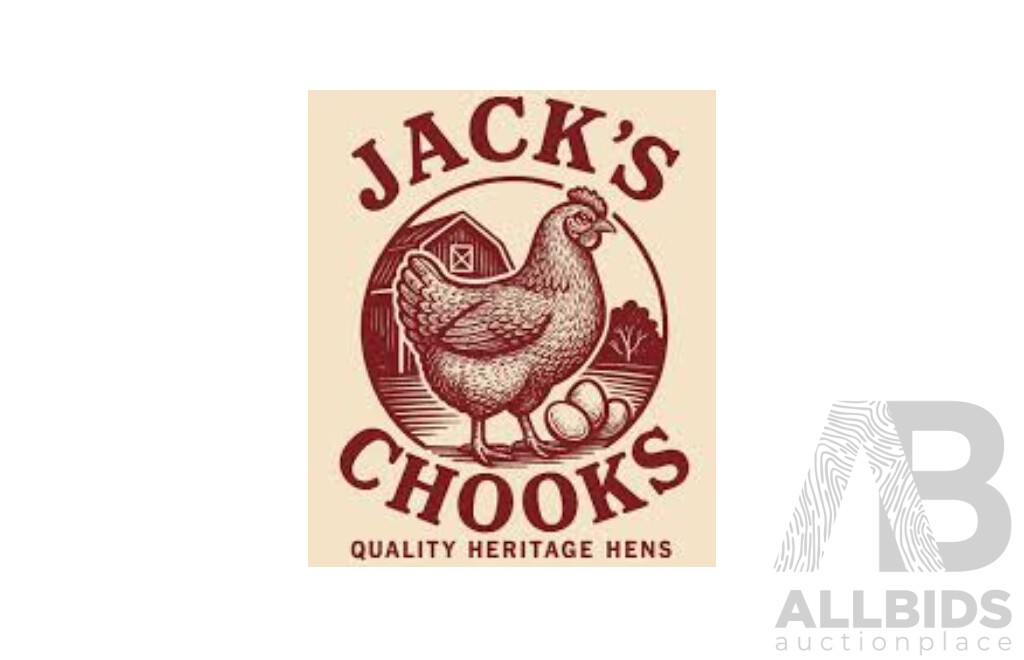 $500 Voucher for Jack's Chooks - Breeders of Fancy Chickens and Rabbits