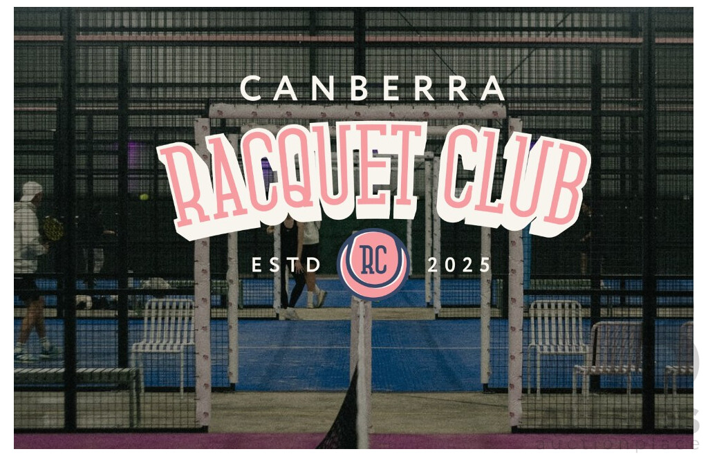 L59 - Five x One Hour Court Hire Sessions at Canberra Racquet Club