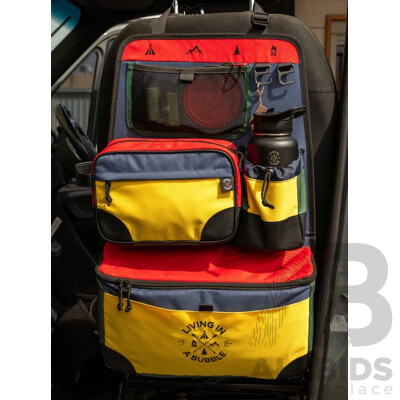 L55 - Premium Seat Back Storage Organizer - Multicoloured