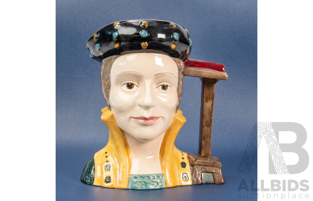 Vintage Royal Doulton Porcelain Character Jug, Catherine Parr D.6664