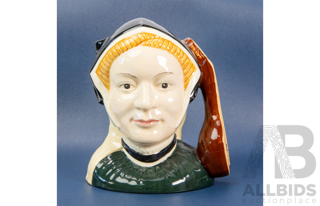 Vintage Royal Doulton Porcelain Character Jug, Jane Seymour D.6646