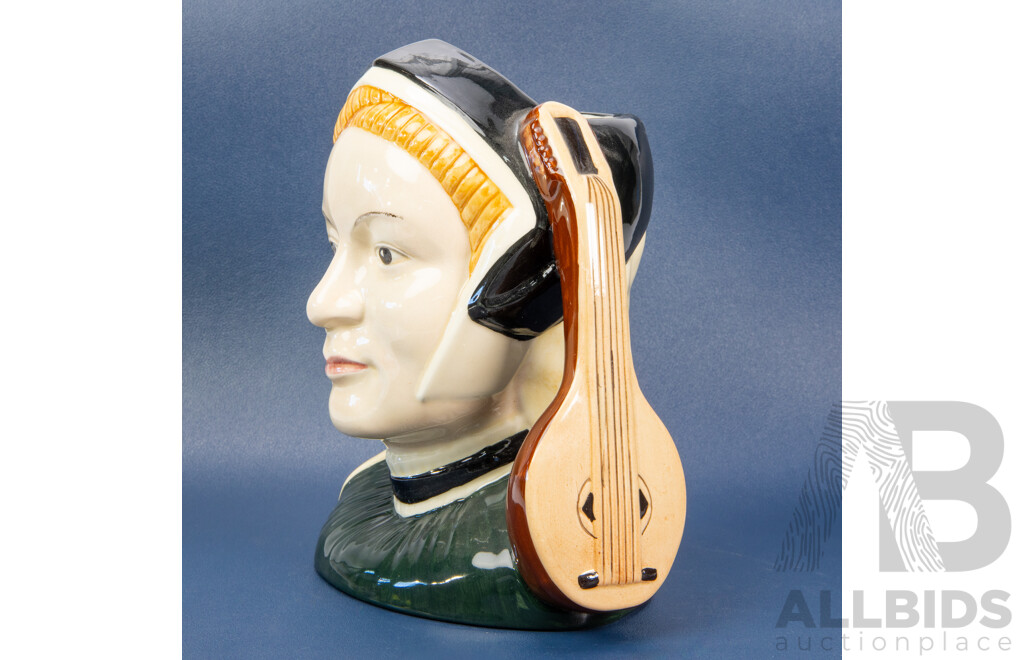 Vintage Royal Doulton Porcelain Character Jug, Jane Seymour D.6646