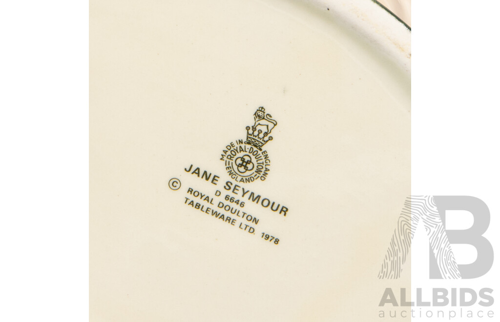 Vintage Royal Doulton Porcelain Character Jug, Jane Seymour D.6646