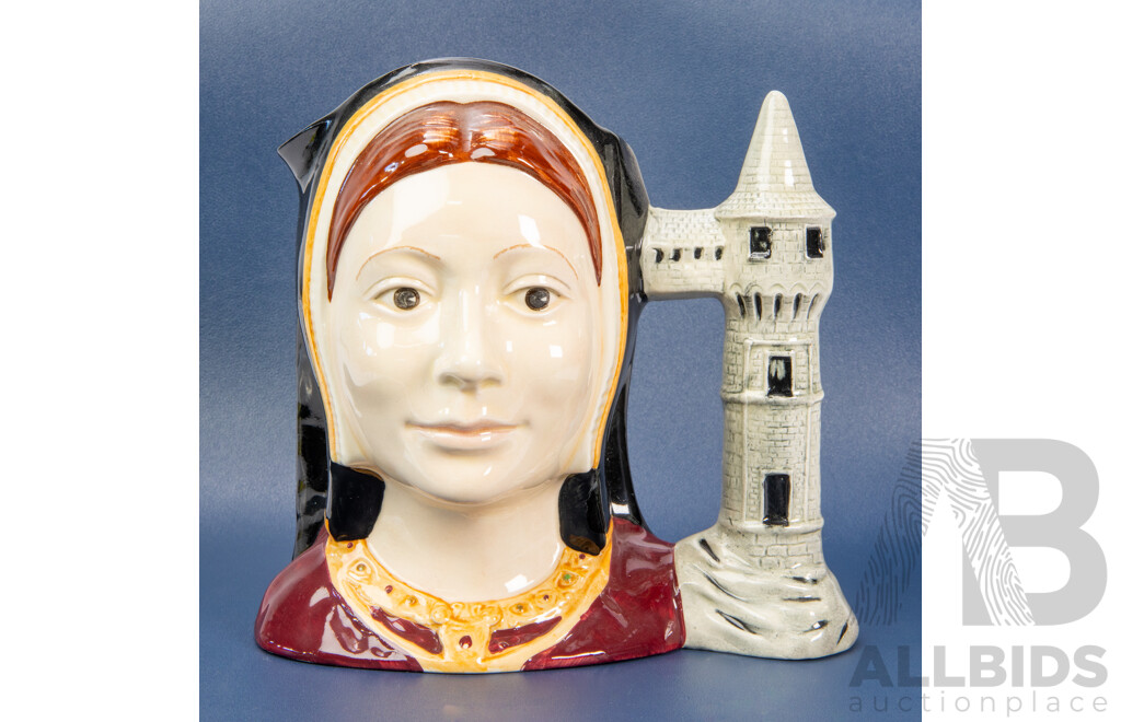 Vintage Royal Doulton Porcelain Character Jug, Catherine of Aragon D.6643