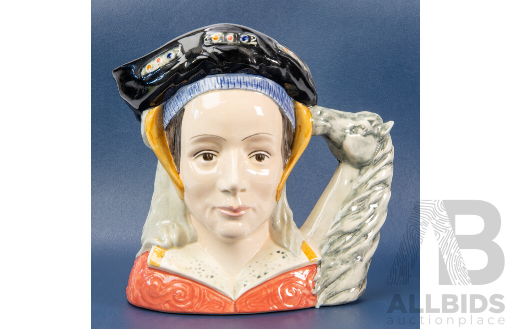 Vintage Royal Doulton Porcelain Character Jug, Anne of Cleves D.6653
