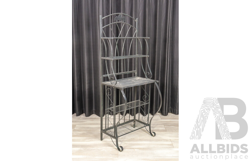 Black Metal Bakers Stand
