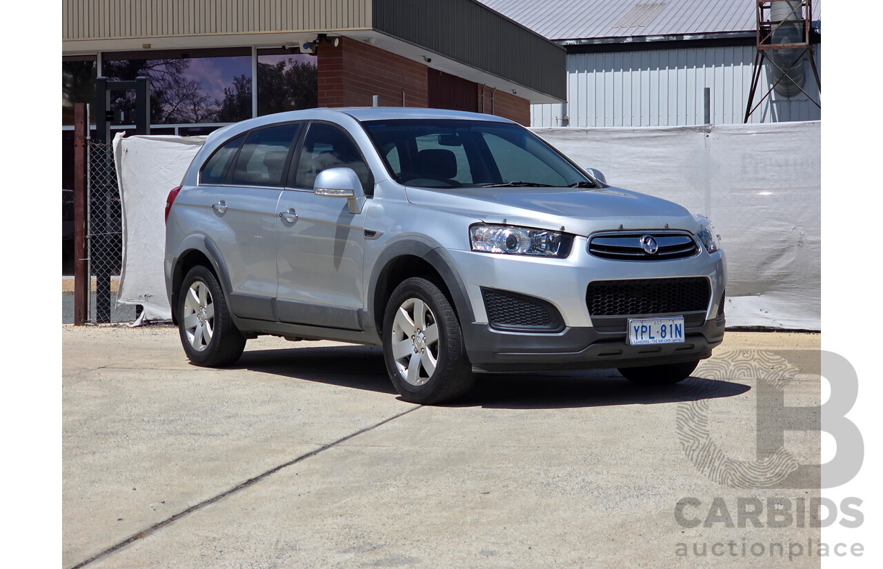 1/2015 Holden Captiva 7 LS CG MY15 4d Wagon Silver 2.4L -7 Seats