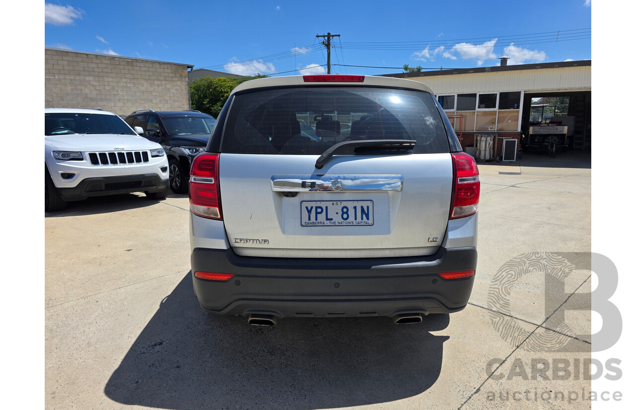 1/2015 Holden Captiva 7 LS CG MY15 4d Wagon Silver 2.4L -7 Seats