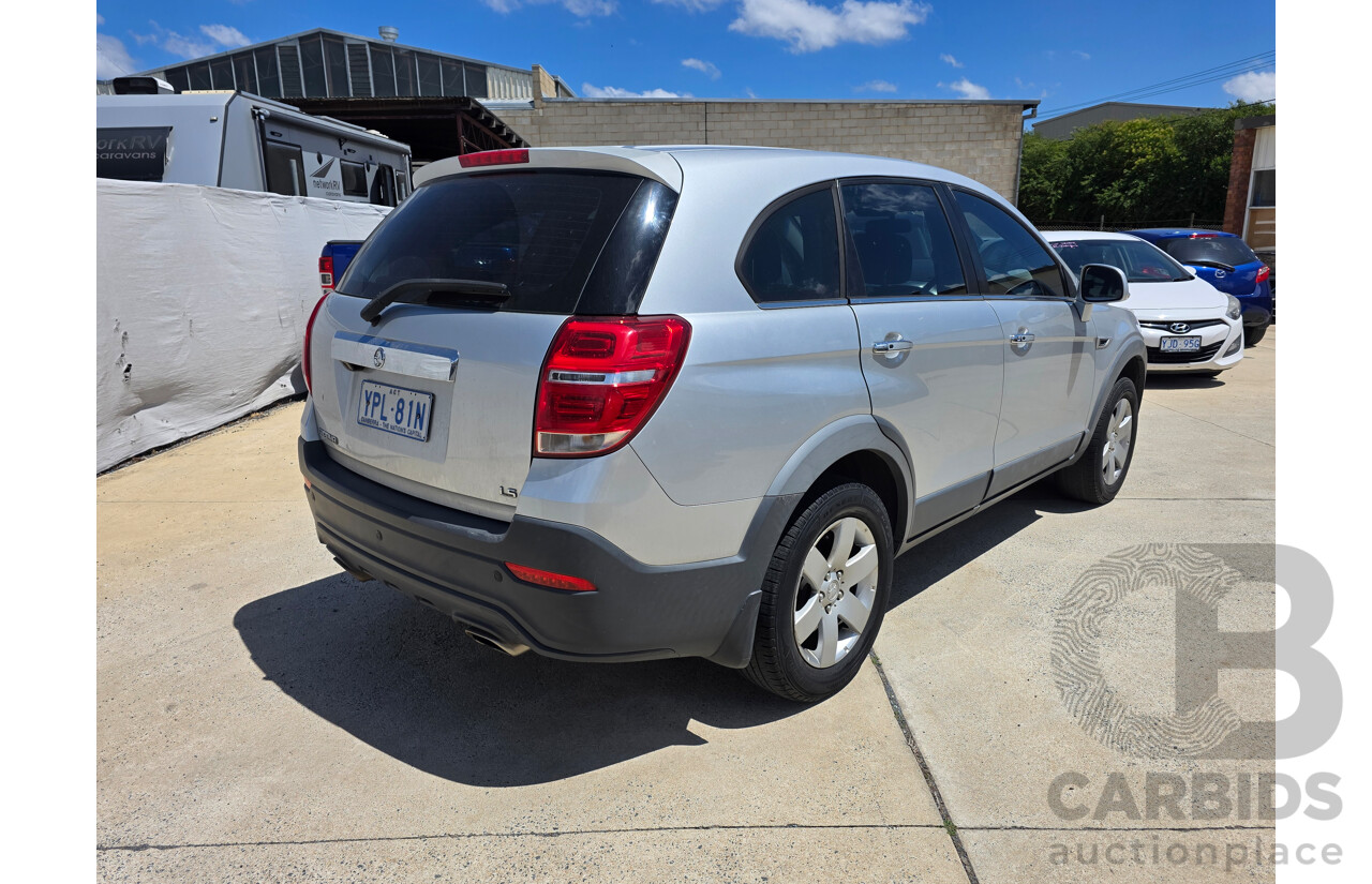 1/2015 Holden Captiva 7 LS CG MY15 4d Wagon Silver 2.4L -7 Seats
