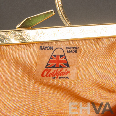 Vintage 'Clothfair of London' Evening Clutch Purse