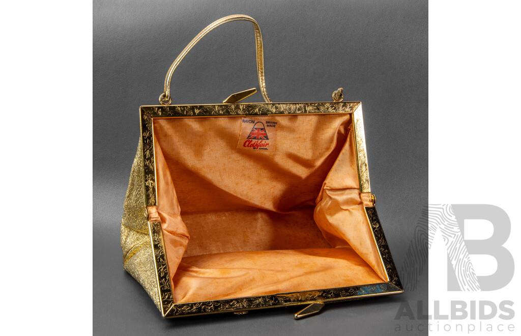 Vintage 'Clothfair of London' Evening Clutch Purse