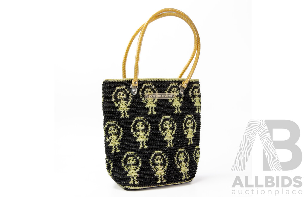 Classic 'Skipping Girl' Open Tote Bag