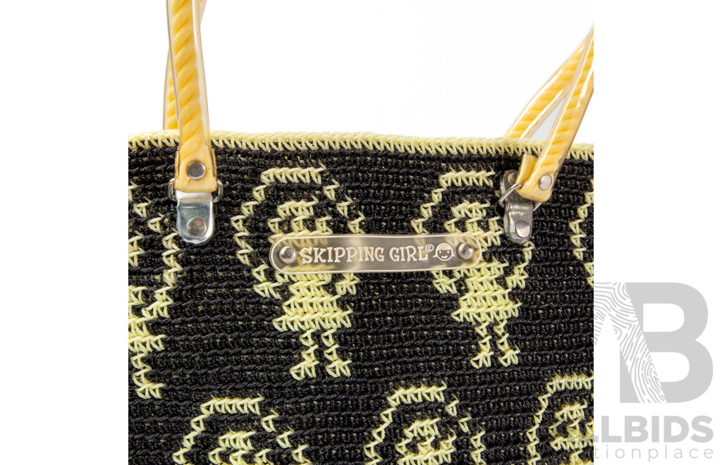 Classic 'Skipping Girl' Open Tote Bag