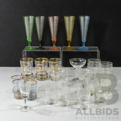 Collection of 27 Various Glasses