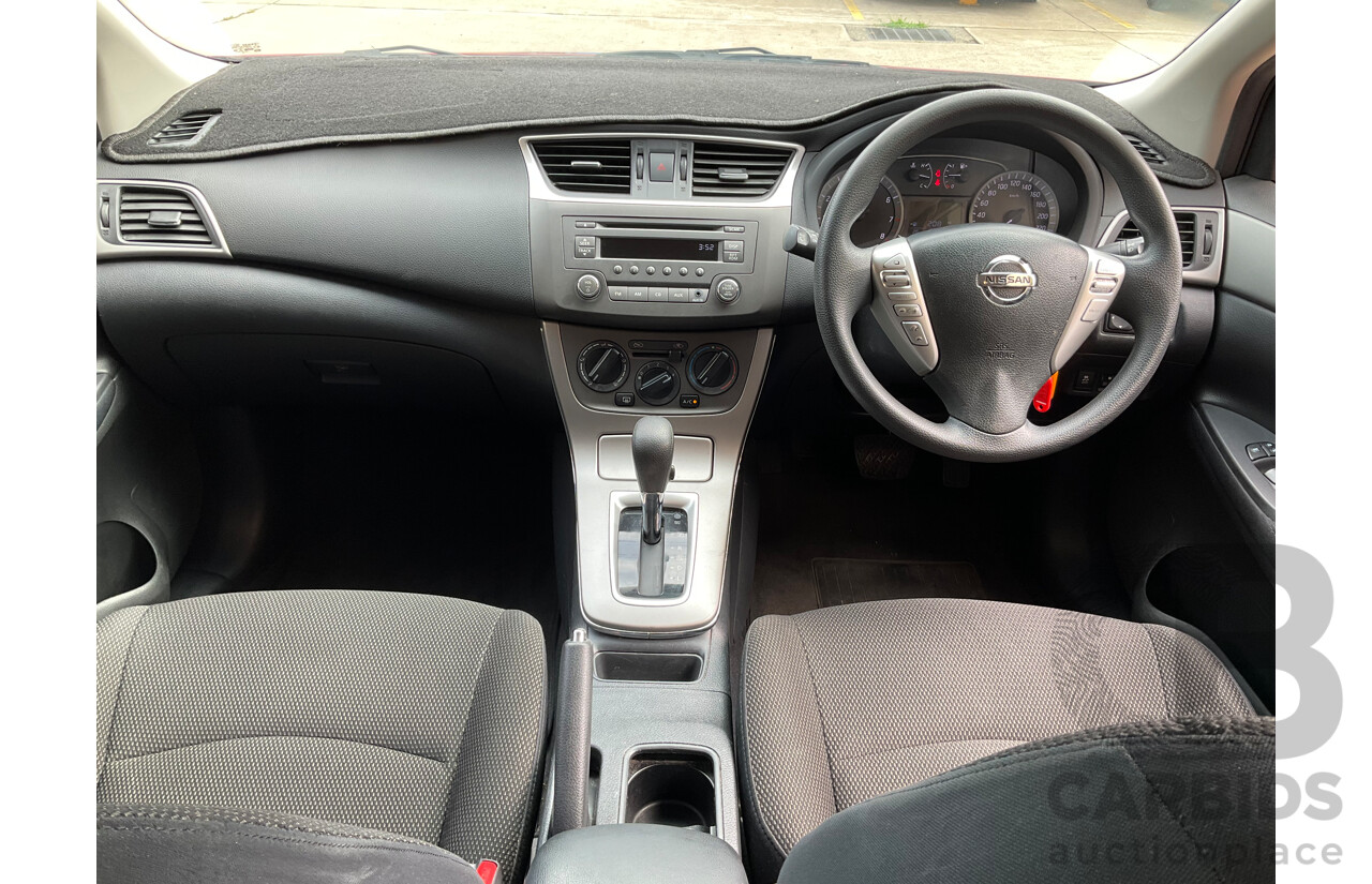 9/2015 Nissan Pulsar ST C12 SERIES 2 5d Hatchback Cayenne Red Metallic 1.8L