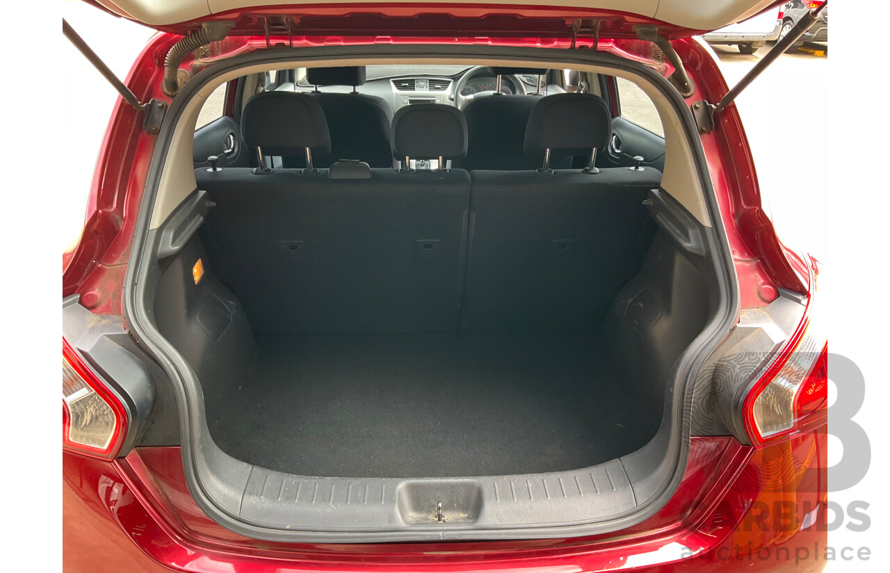 9/2015 Nissan Pulsar ST C12 SERIES 2 5d Hatchback Cayenne Red Metallic 1.8L