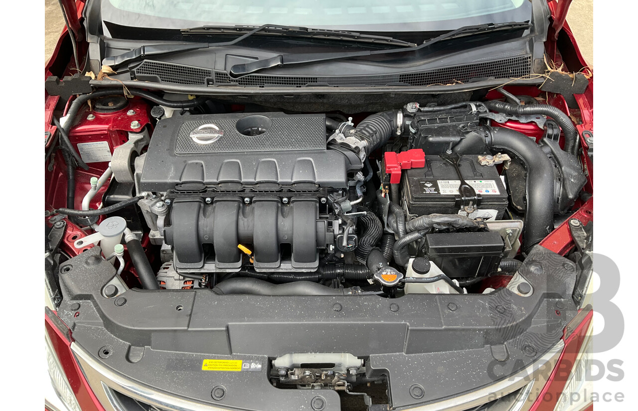 9/2015 Nissan Pulsar ST C12 SERIES 2 5d Hatchback Cayenne Red Metallic 1.8L