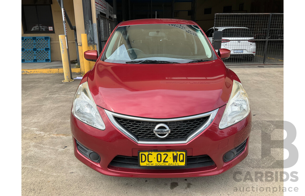 9/2015 Nissan Pulsar ST C12 SERIES 2 5d Hatchback Cayenne Red Metallic 1.8L