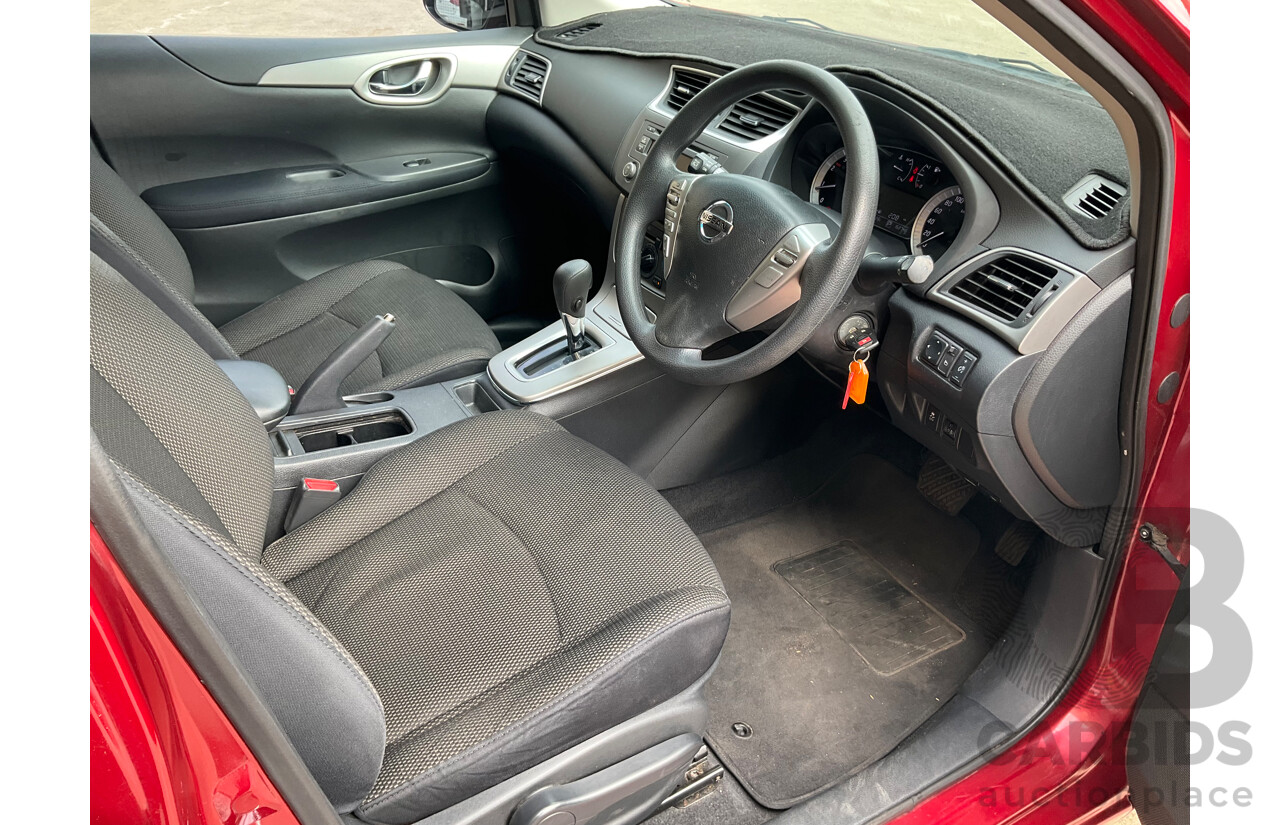 9/2015 Nissan Pulsar ST C12 SERIES 2 5d Hatchback Cayenne Red Metallic 1.8L