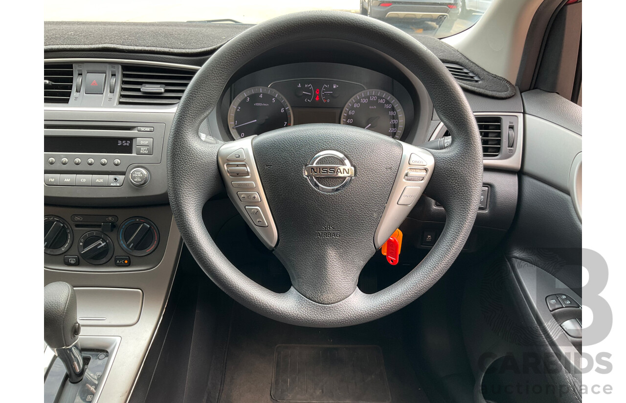 9/2015 Nissan Pulsar ST C12 SERIES 2 5d Hatchback Cayenne Red Metallic 1.8L