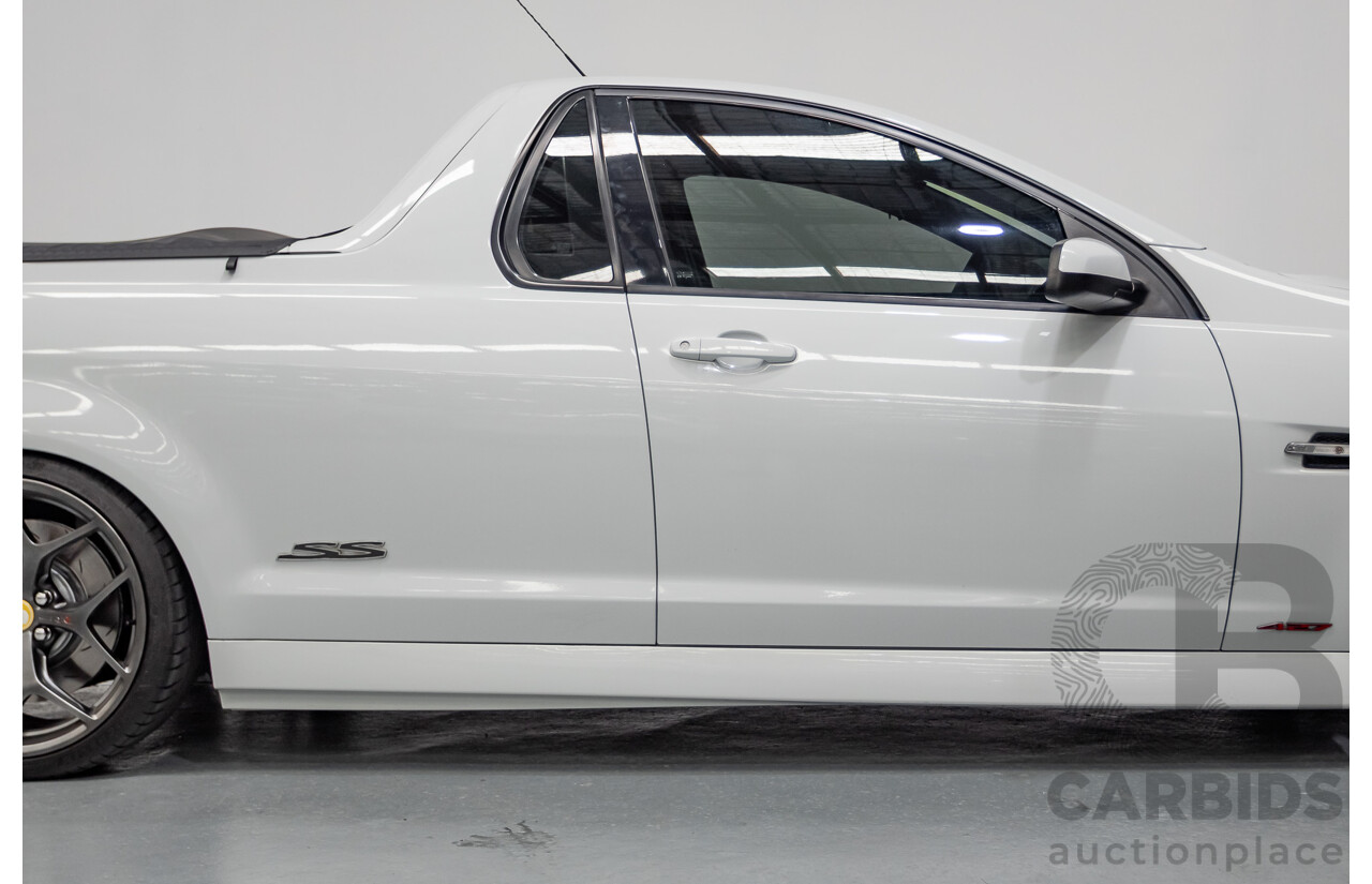 9/2011 Holden Commodore SS VE II MY12 Utility Heron White V8 6.0L
