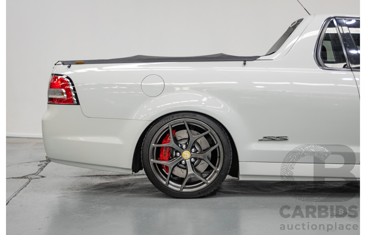 9/2011 Holden Commodore SS VE II MY12 Utility Heron White V8 6.0L
