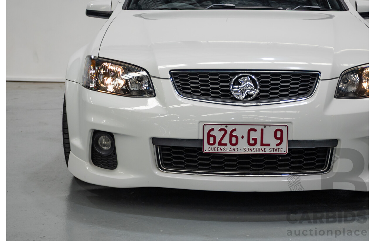 9/2011 Holden Commodore SS VE II MY12 Utility Heron White V8 6.0L