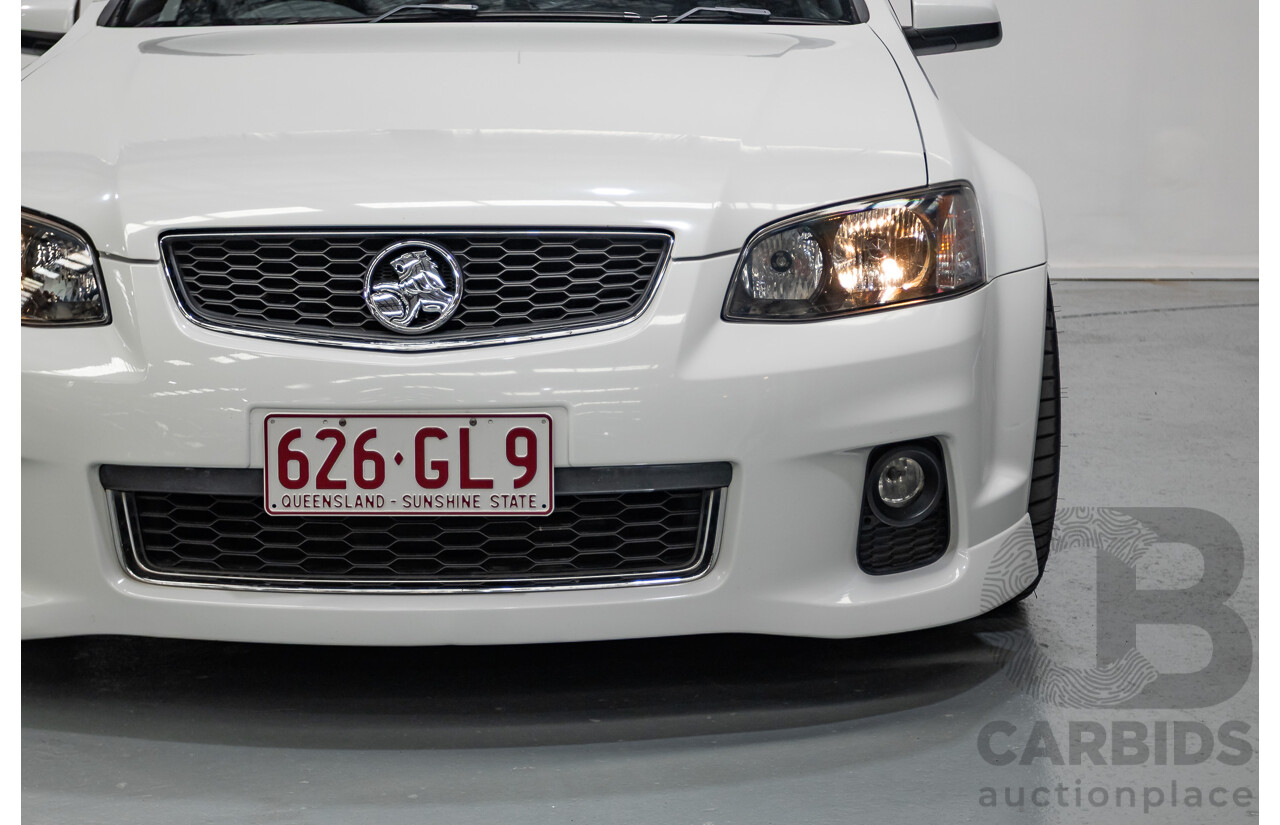 9/2011 Holden Commodore SS VE II MY12 Utility Heron White V8 6.0L