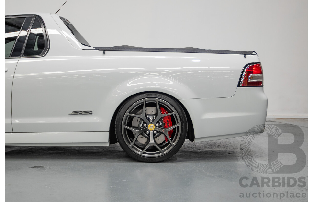 9/2011 Holden Commodore SS VE II MY12 Utility Heron White V8 6.0L