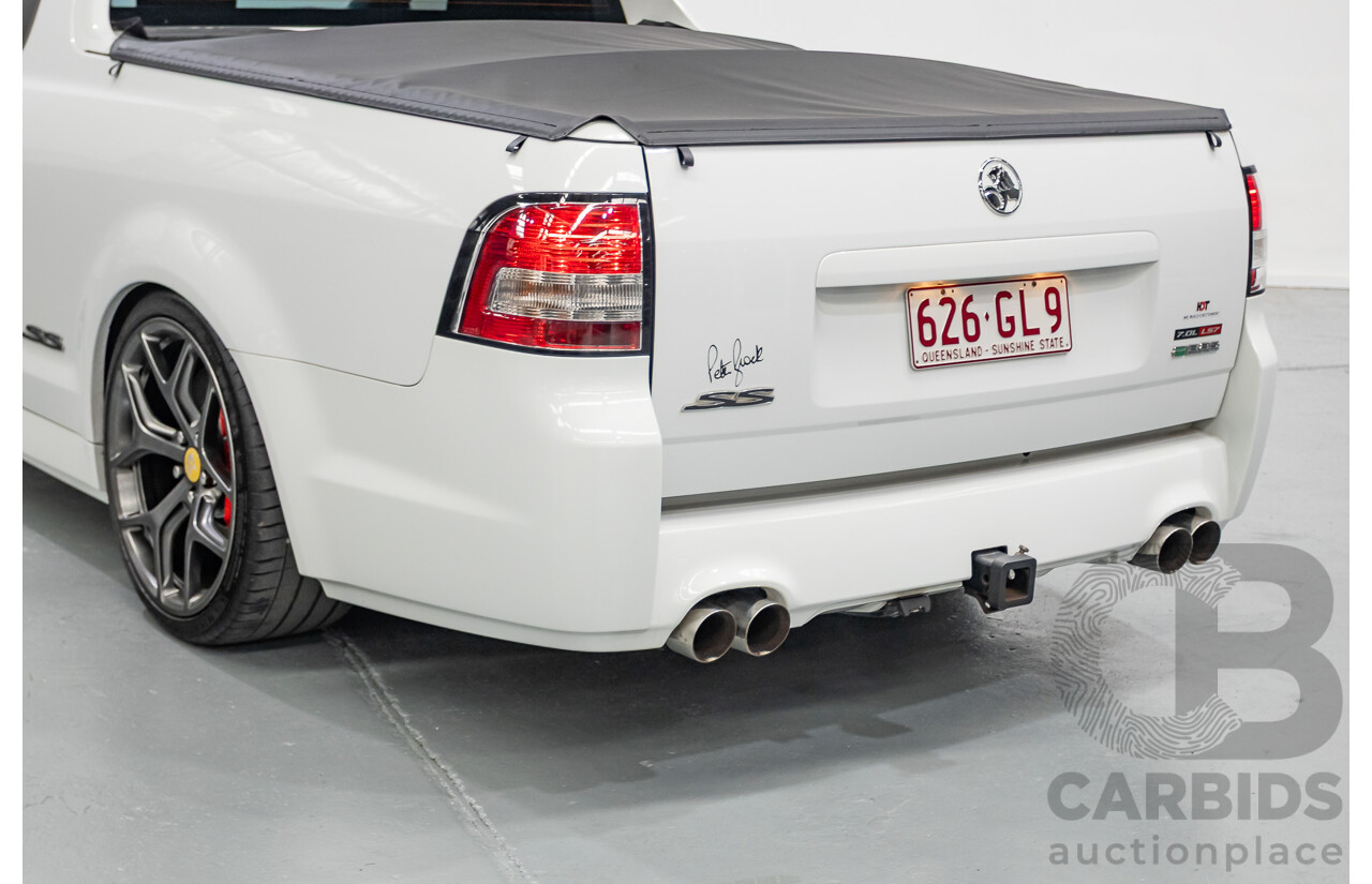 9/2011 Holden Commodore SS VE II MY12 Utility Heron White V8 6.0L