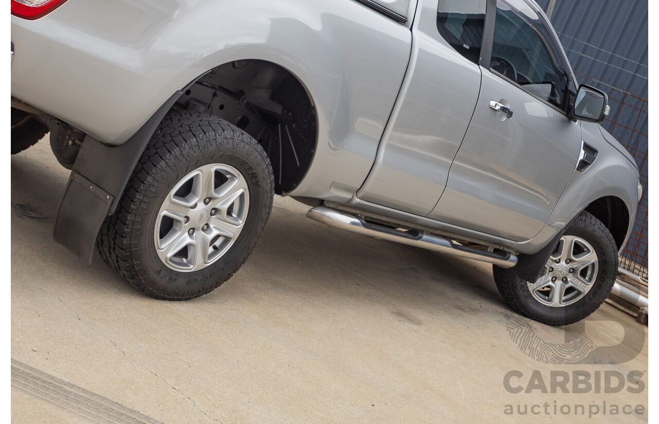 04/2013 Ford Ranger XLT 3.2 (4x4) PX Super Cab Pick Up Highlight Silver Metallic 3.2L