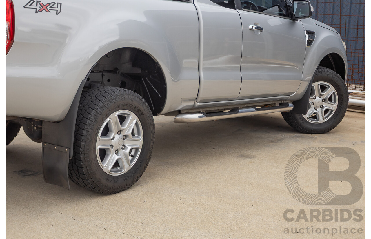 04/2013 Ford Ranger XLT 3.2 (4x4) PX Super Cab Pick Up Highlight Silver Metallic 3.2L