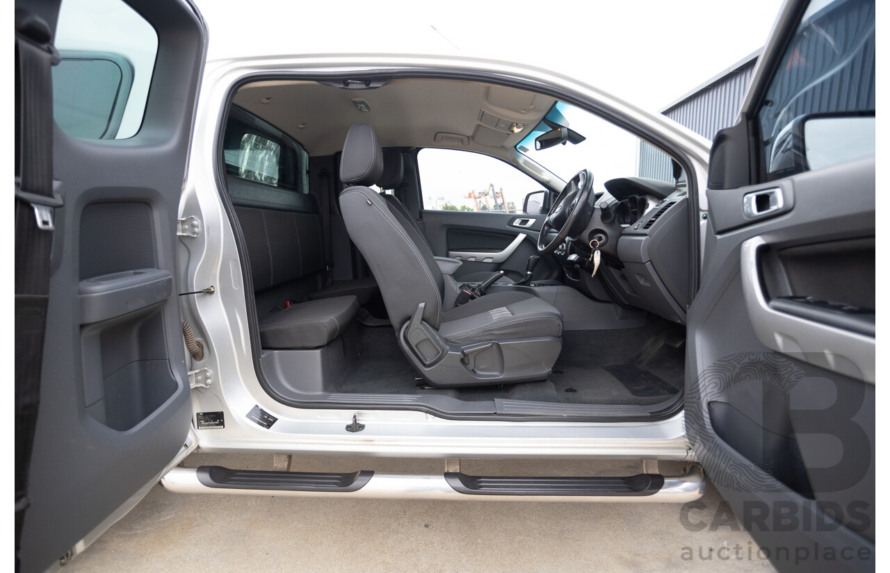 04/2013 Ford Ranger XLT 3.2 (4x4) PX Super Cab Pick Up Highlight Silver Metallic 3.2L