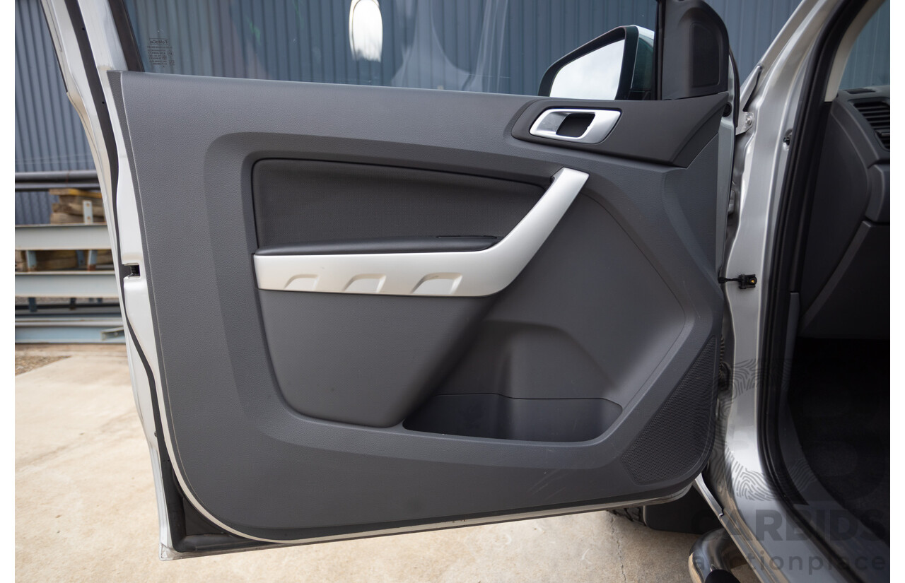 04/2013 Ford Ranger XLT 3.2 (4x4) PX Super Cab Pick Up Highlight Silver Metallic 3.2L