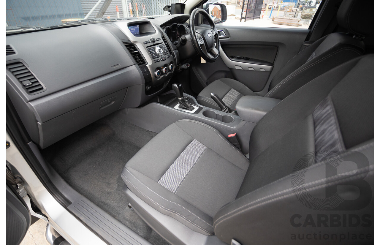 04/2013 Ford Ranger XLT 3.2 (4x4) PX Super Cab Pick Up Highlight Silver Metallic 3.2L