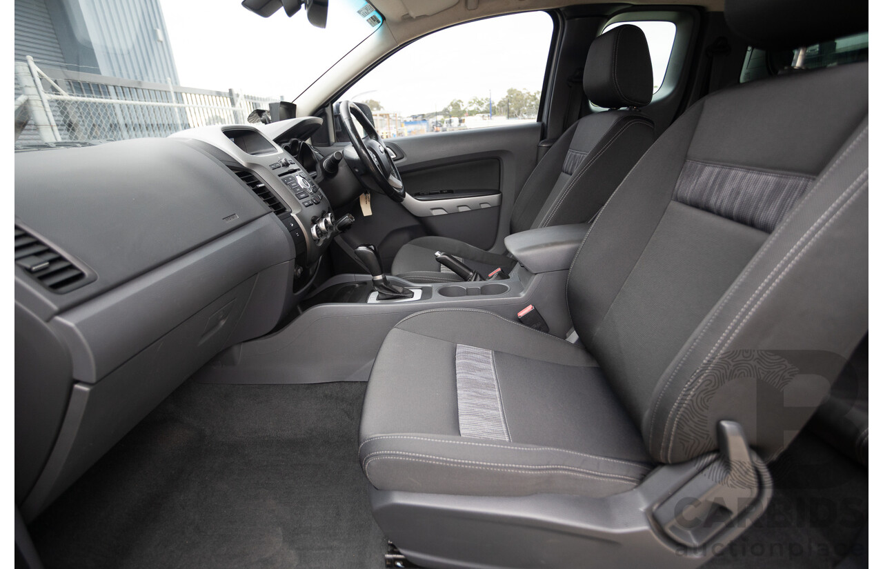 04/2013 Ford Ranger XLT 3.2 (4x4) PX Super Cab Pick Up Highlight Silver Metallic 3.2L