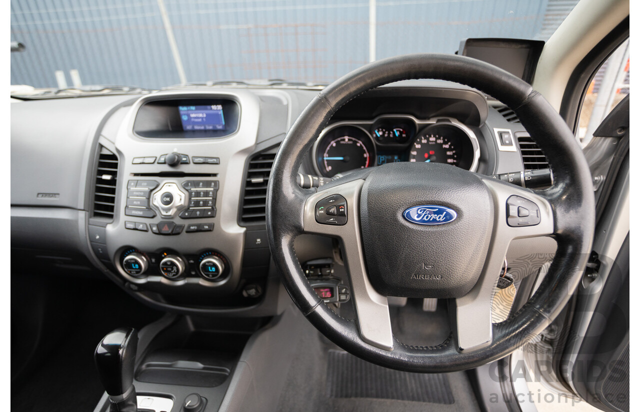 04/2013 Ford Ranger XLT 3.2 (4x4) PX Super Cab Pick Up Highlight Silver Metallic 3.2L