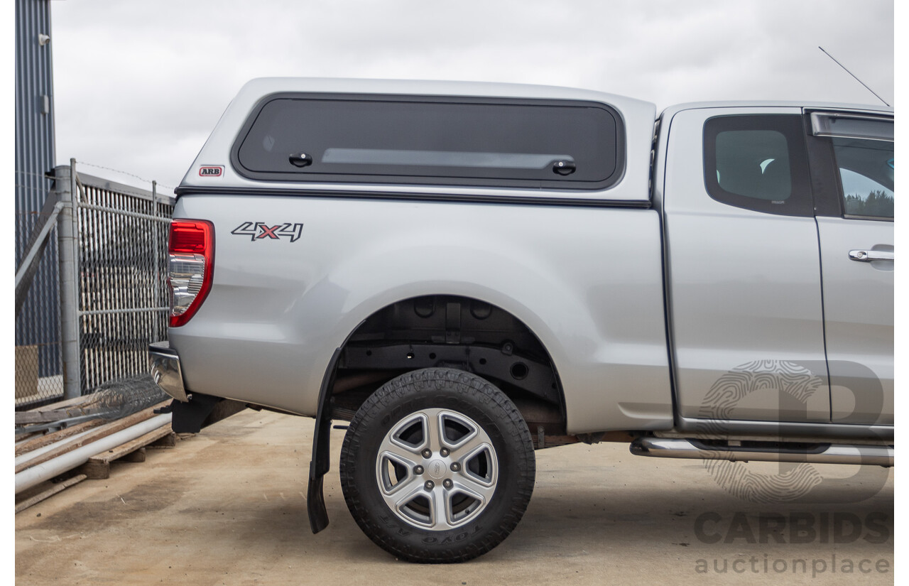 04/2013 Ford Ranger XLT 3.2 (4x4) PX Super Cab Pick Up Highlight Silver Metallic 3.2L