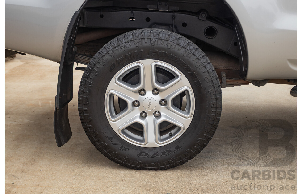 04/2013 Ford Ranger XLT 3.2 (4x4) PX Super Cab Pick Up Highlight Silver Metallic 3.2L