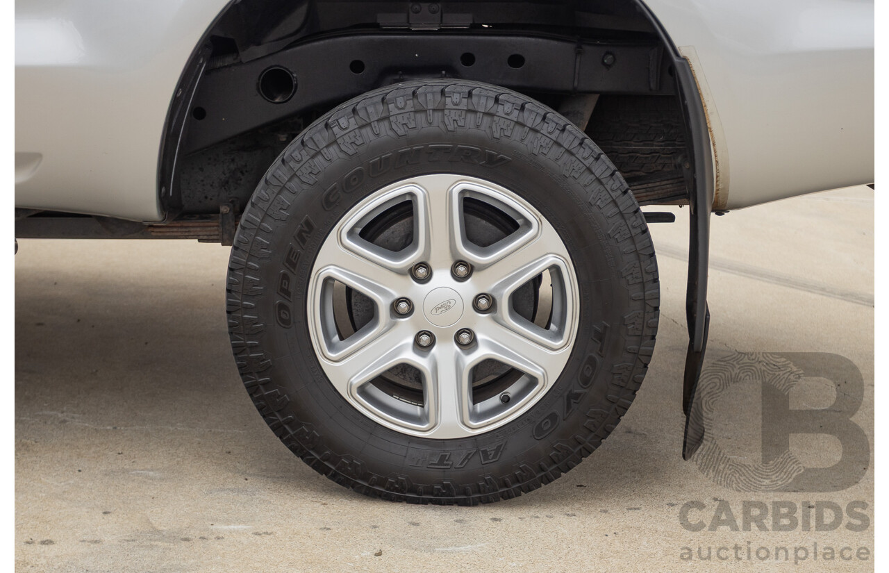 04/2013 Ford Ranger XLT 3.2 (4x4) PX Super Cab Pick Up Highlight Silver Metallic 3.2L