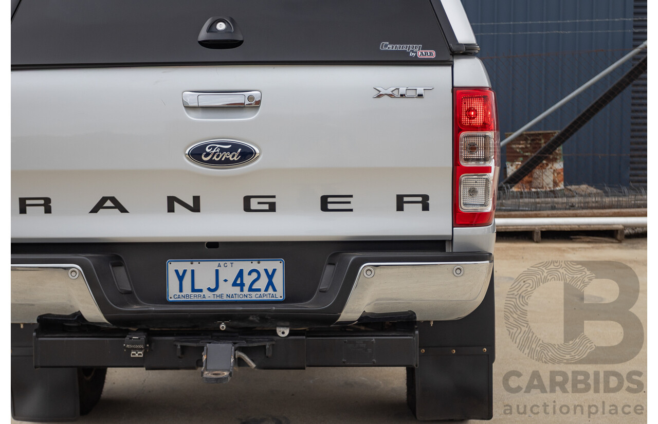 04/2013 Ford Ranger XLT 3.2 (4x4) PX Super Cab Pick Up Highlight Silver Metallic 3.2L