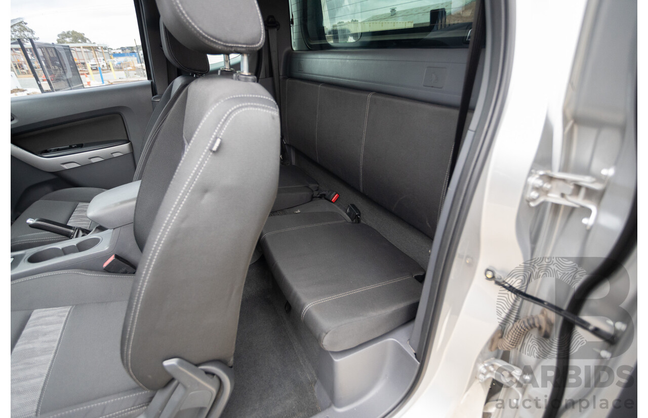 04/2013 Ford Ranger XLT 3.2 (4x4) PX Super Cab Pick Up Highlight Silver Metallic 3.2L