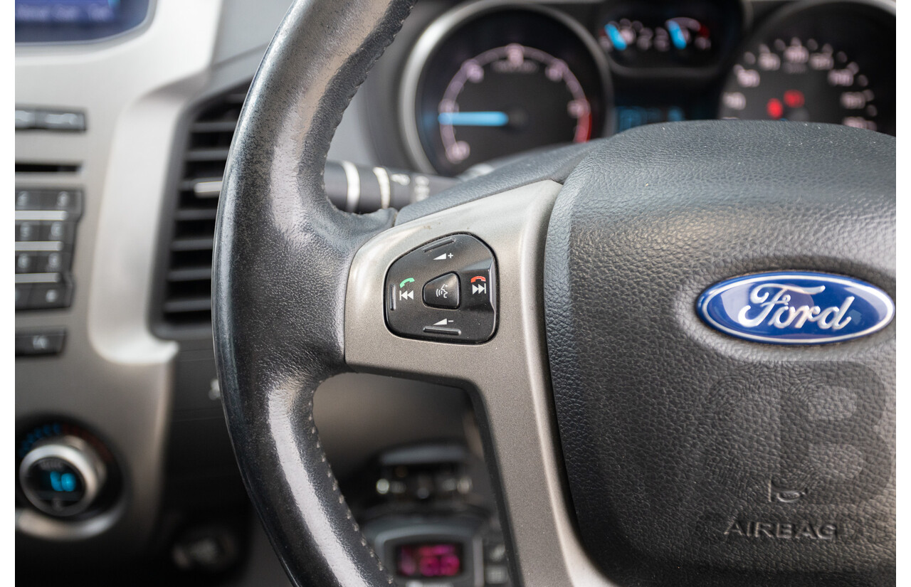 04/2013 Ford Ranger XLT 3.2 (4x4) PX Super Cab Pick Up Highlight Silver Metallic 3.2L