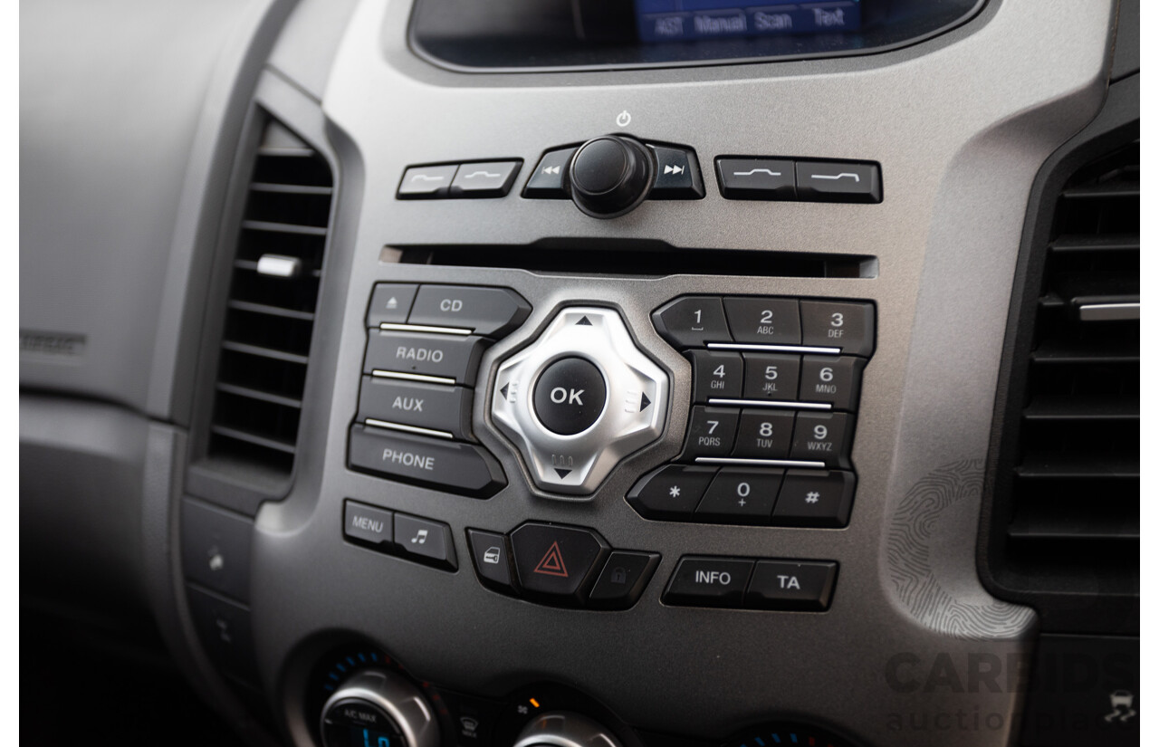 04/2013 Ford Ranger XLT 3.2 (4x4) PX Super Cab Pick Up Highlight Silver Metallic 3.2L