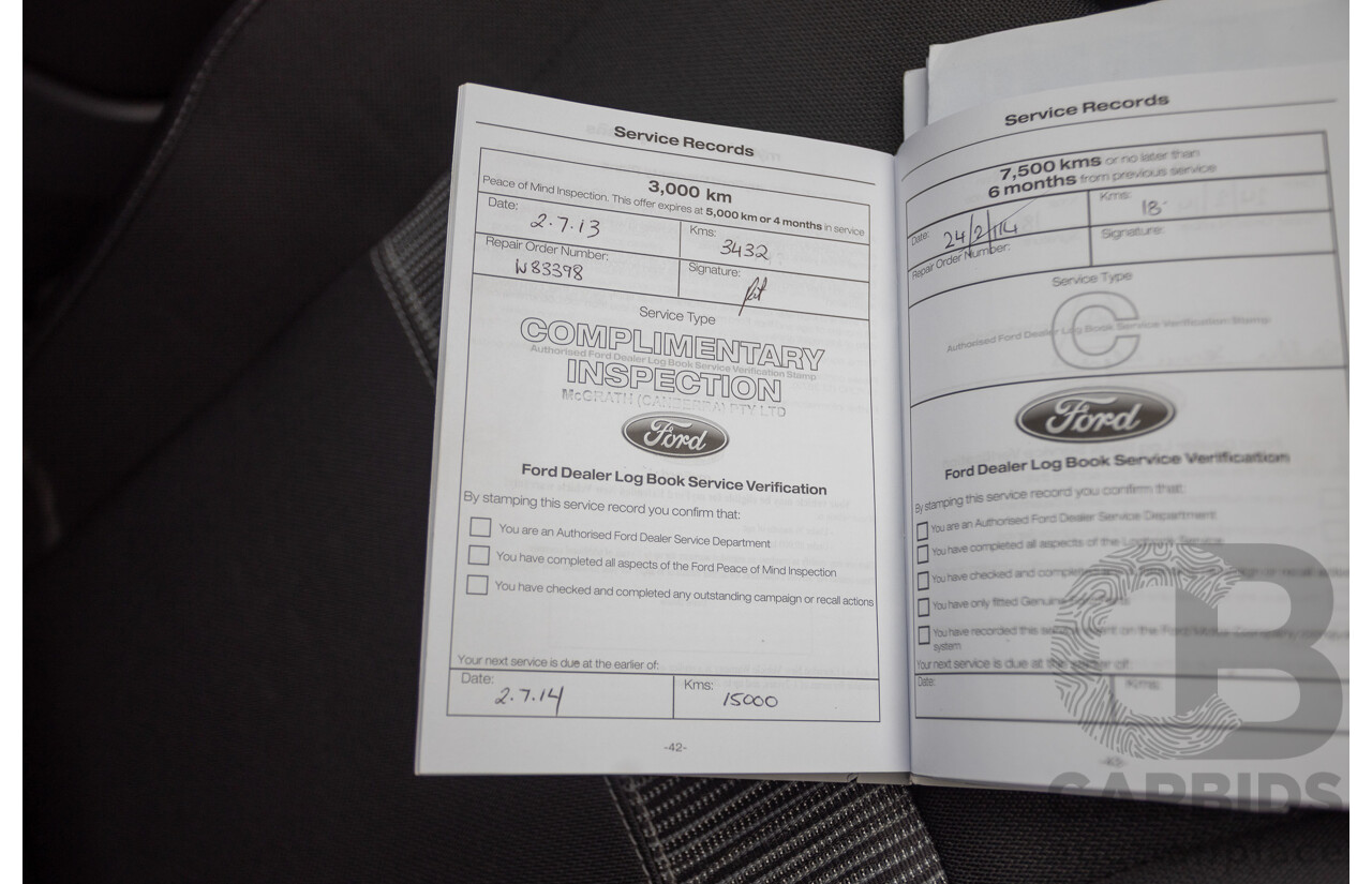 04/2013 Ford Ranger XLT 3.2 (4x4) PX Super Cab Pick Up Highlight Silver Metallic 3.2L