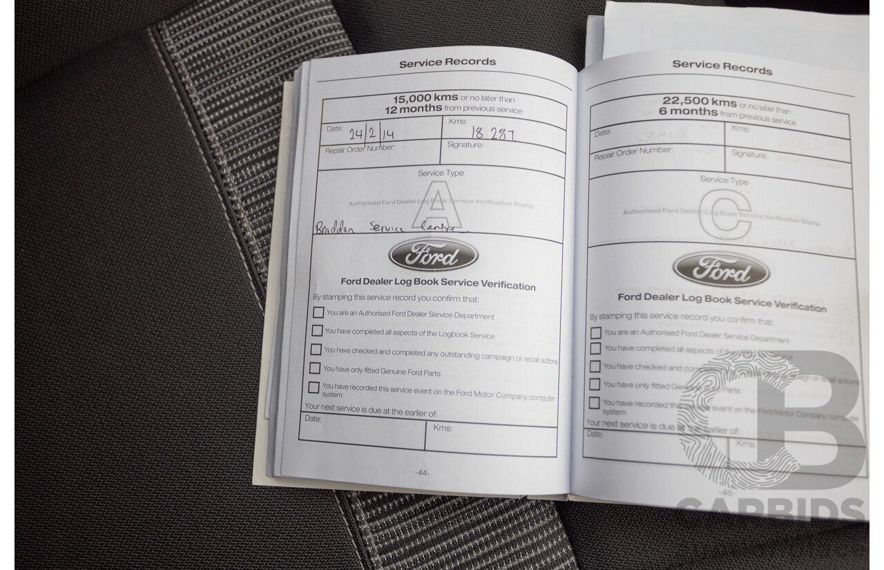 04/2013 Ford Ranger XLT 3.2 (4x4) PX Super Cab Pick Up Highlight Silver Metallic 3.2L