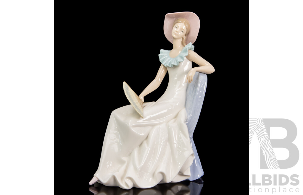 Large Nao Figure of a Seated Lady