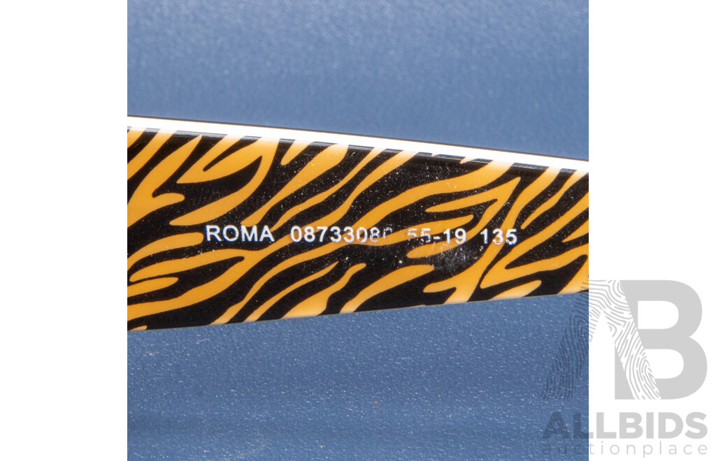 Oroton Roma Brown/Tiger Patterned Sunglasses