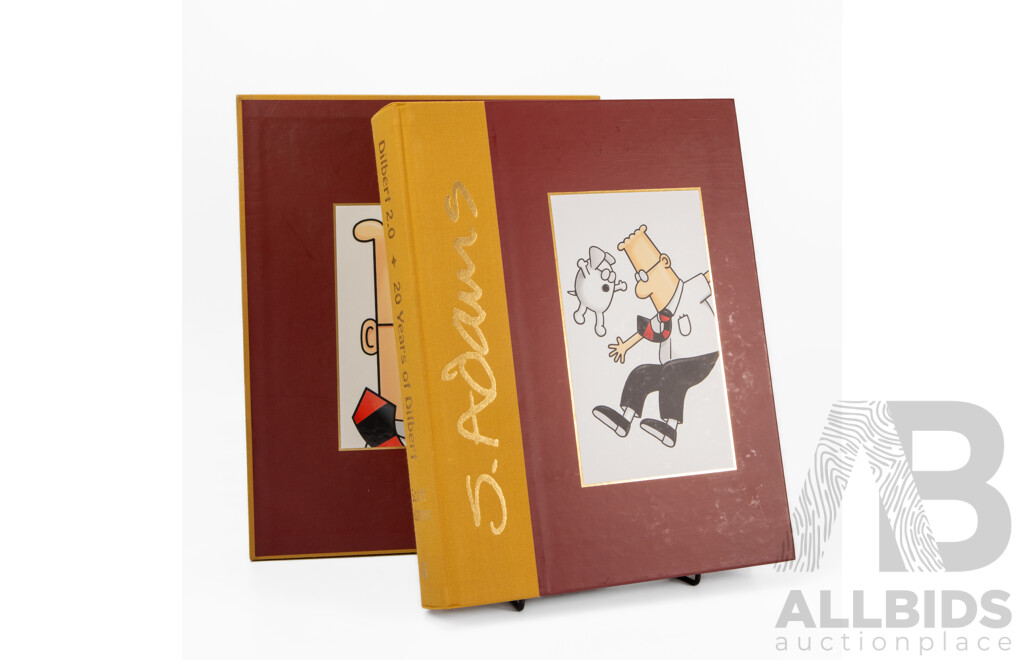 Scott Adams (20th Century, American, 1957–2026), Dilbert 2.0: 20 Years of Dilbert, First Edition (2008), in Excellent Condition, 34 X 27 X 6 Cm
