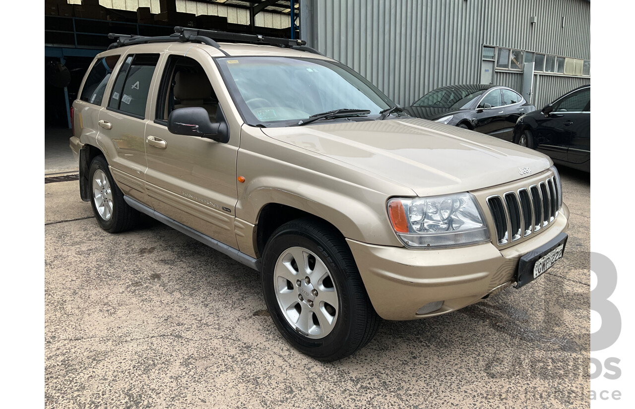 7/2001 Jeep Grand Cherokee Limited (4x4) WG 4d Wagon Champagne Pearl Metallic V8 4.7L